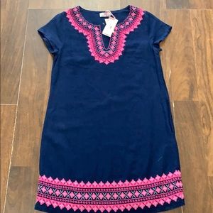 Vineyard vines blue dress.  Size 4